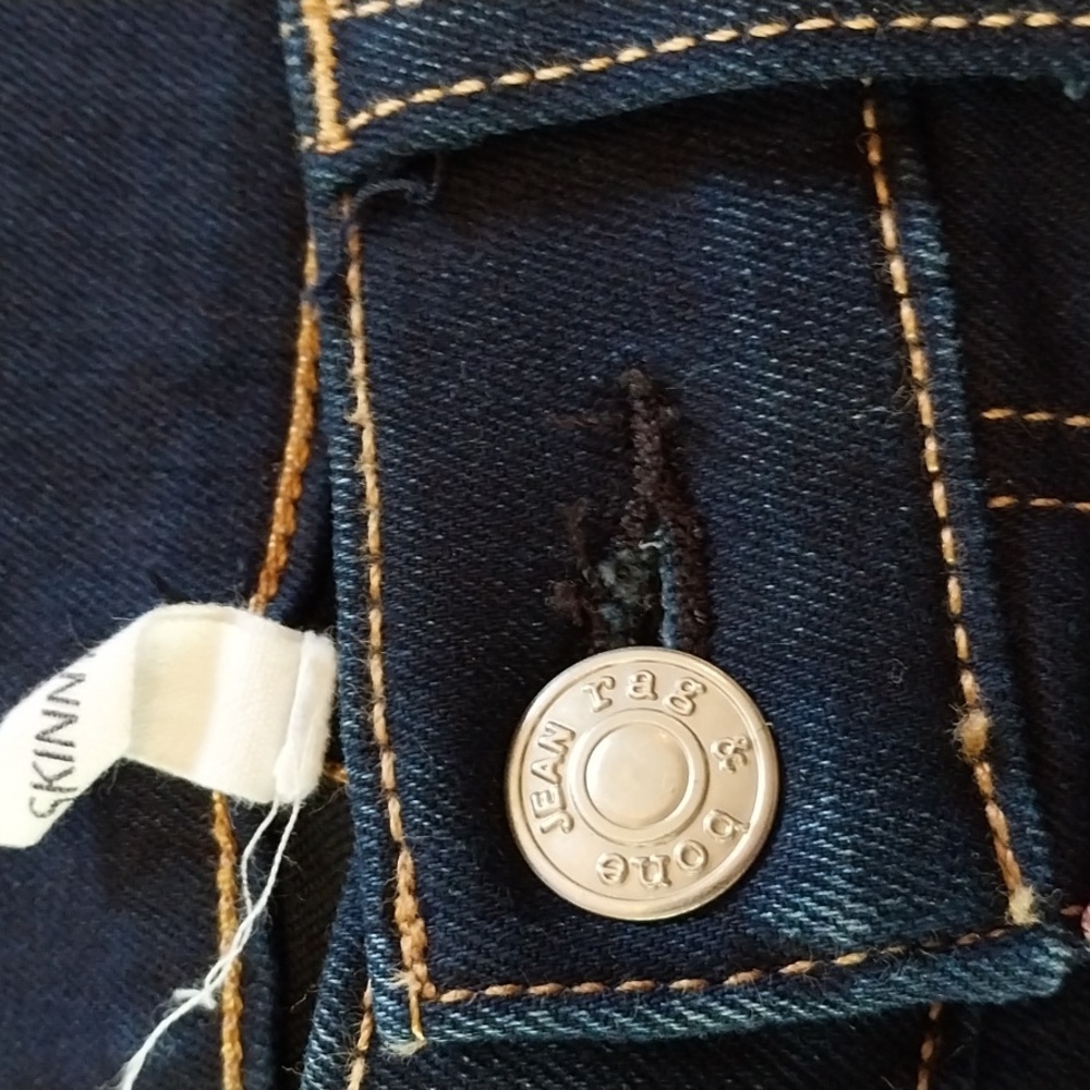 Rag and Bone New York skinny jeans. Size 27. Worn once! - Picture 3 of 16